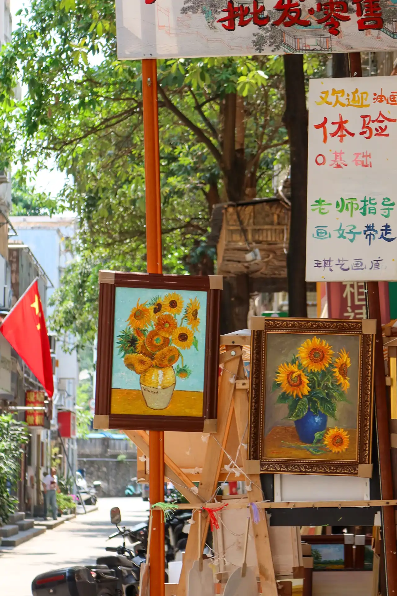 Un lugar donde dar rienda a la imaginación y convertirse en pintor por unas horas.