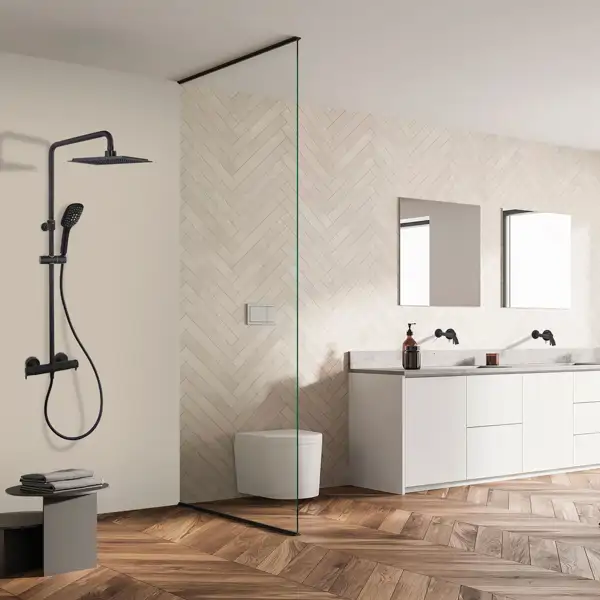 Baños con columnas de ducha modernas y elegantes: ideas y modelos que están de moda