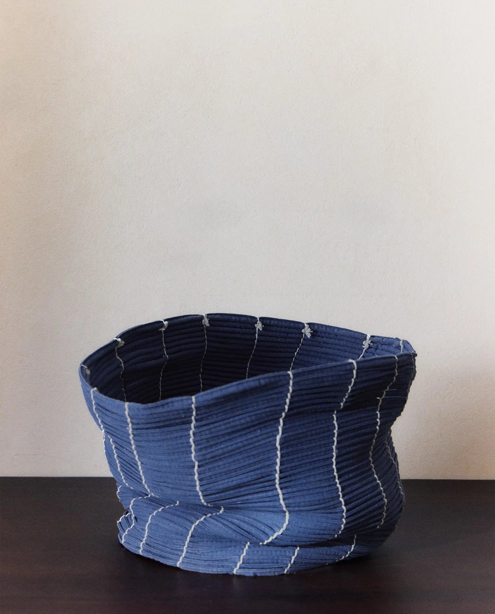 Cesta algodón pintado