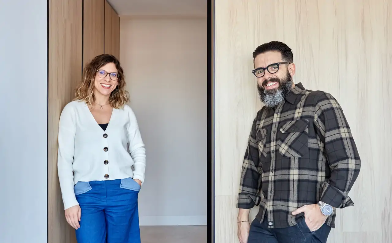 Diego Ramos y Ana Andrés, arquitectos y fundadores del estudio La Reina Obrera