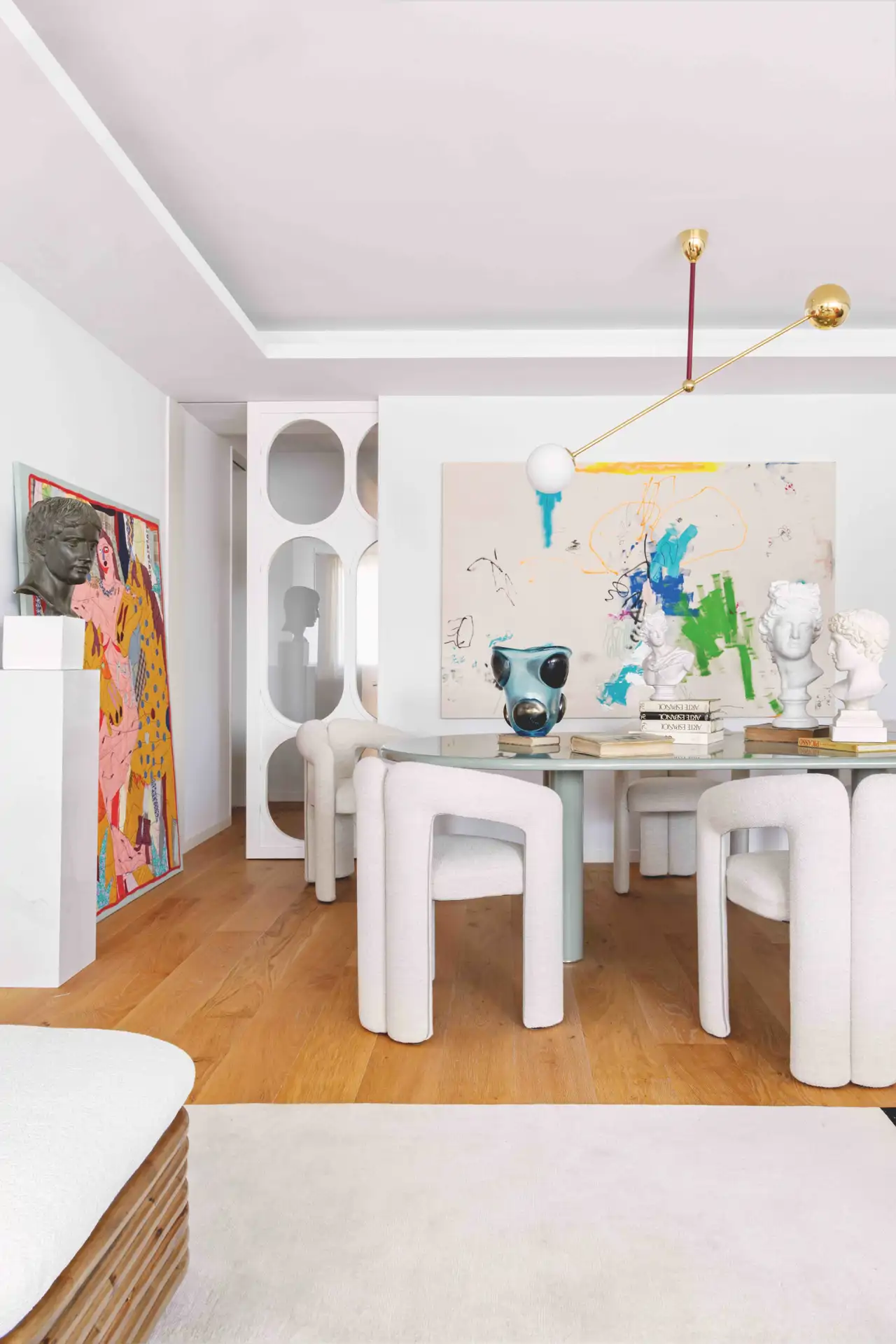 Comedor blanco de Eva Maraver