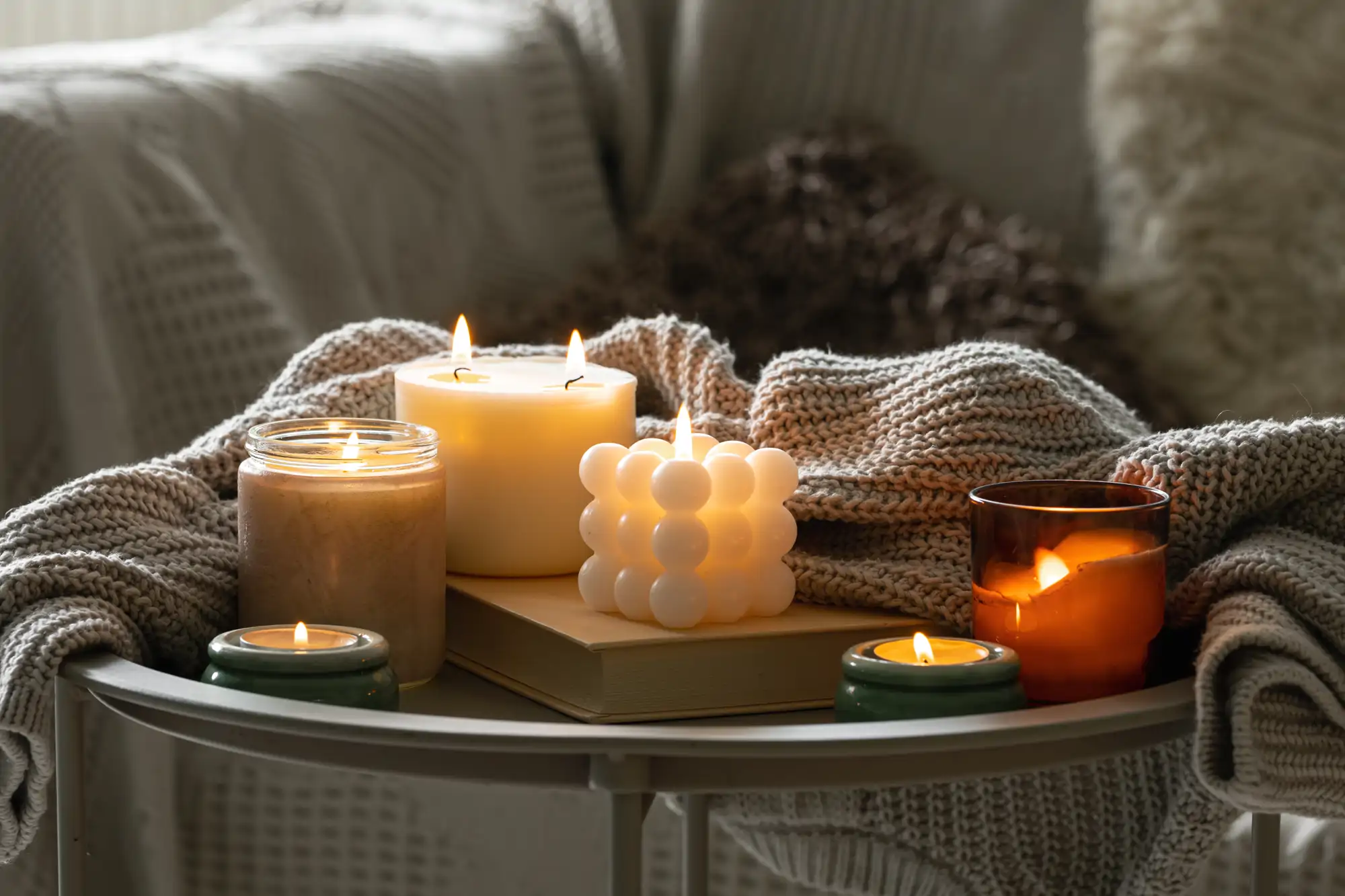 Velas aromáticas artesanales