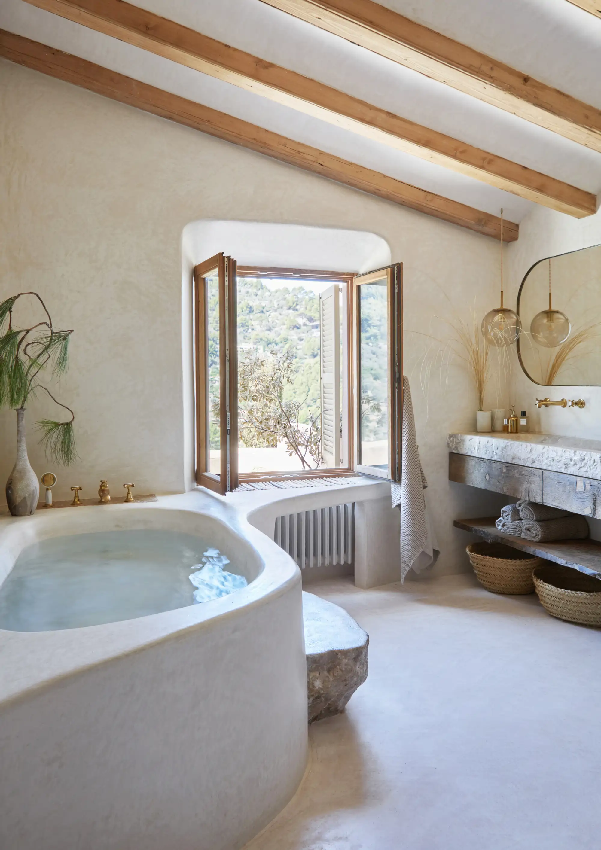 Baño natural en tadelakt