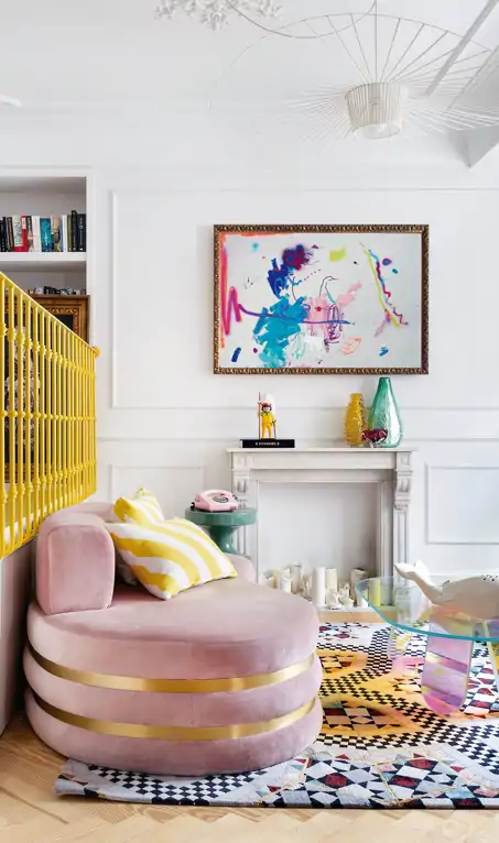 Casas modernas y eclécticas: el interiorista Guille García-Hoz convierte este piso de Barcelona en un universo colorista, divertido y creativo