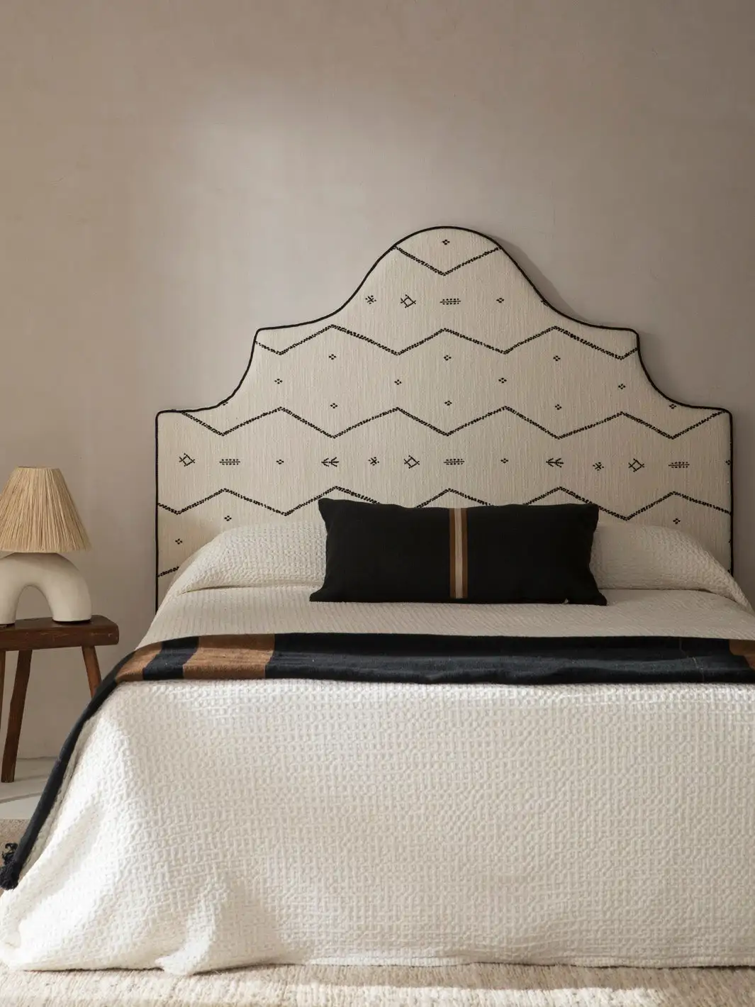 Con aire bereber para un dormitorio 'boho chic'