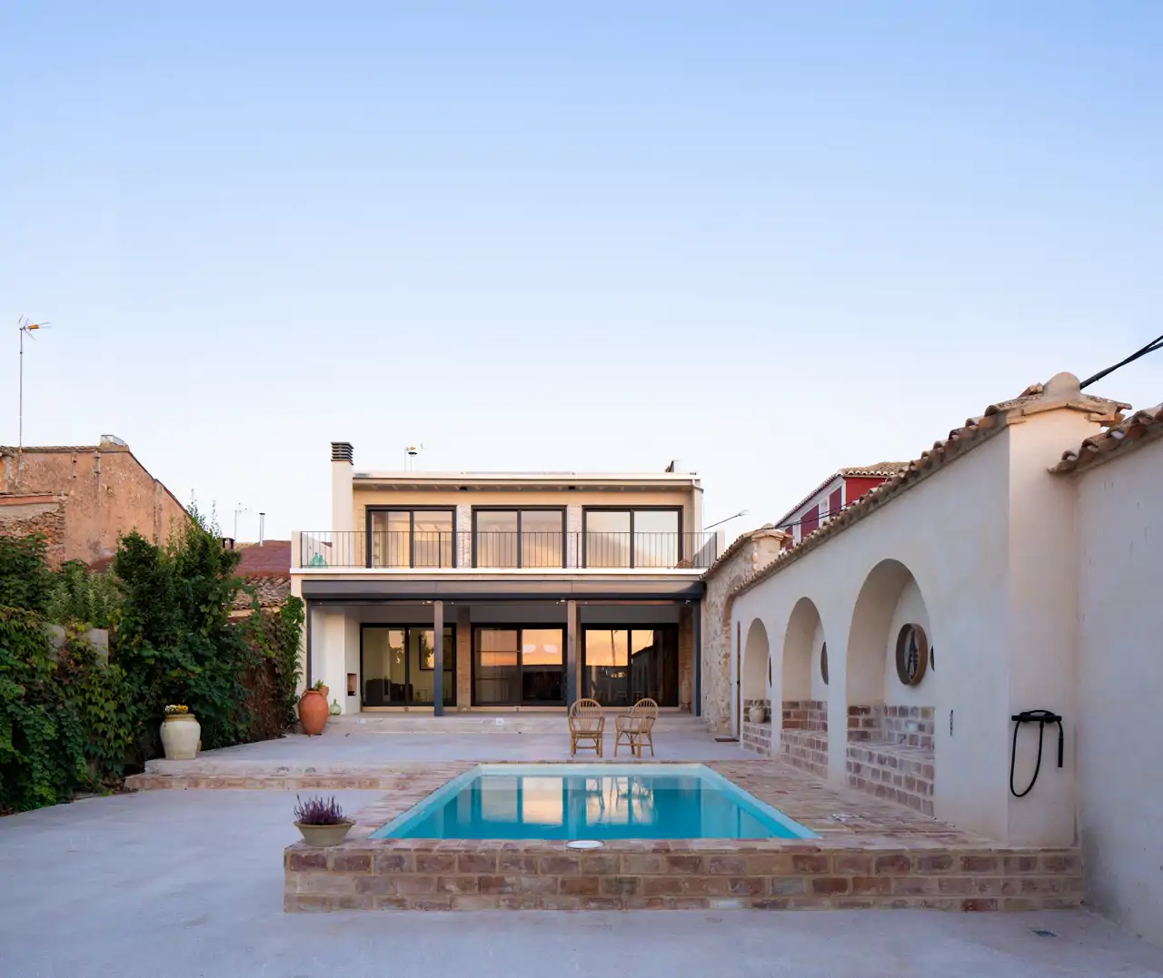 casa patio piscina