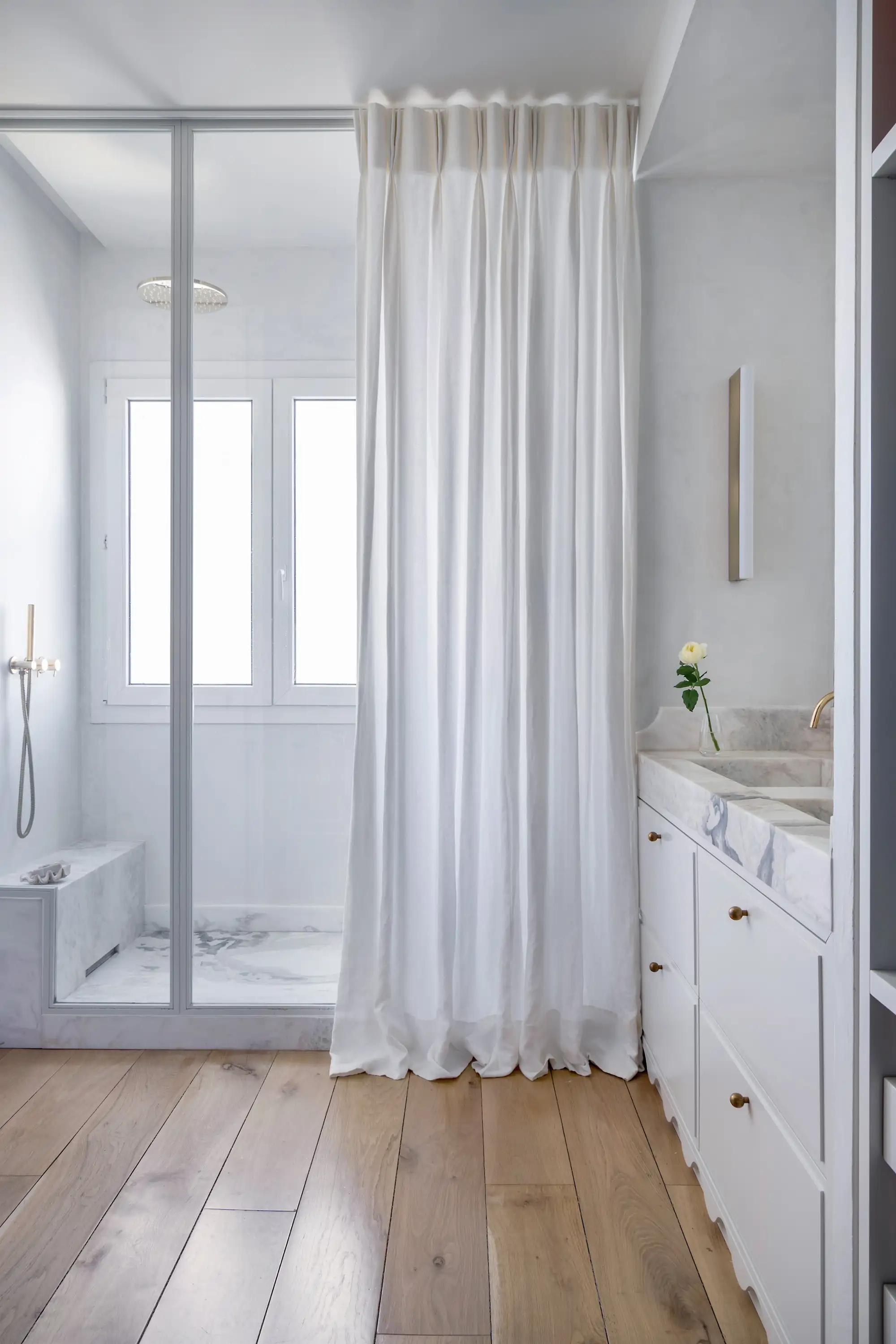 baño cortina ducha 