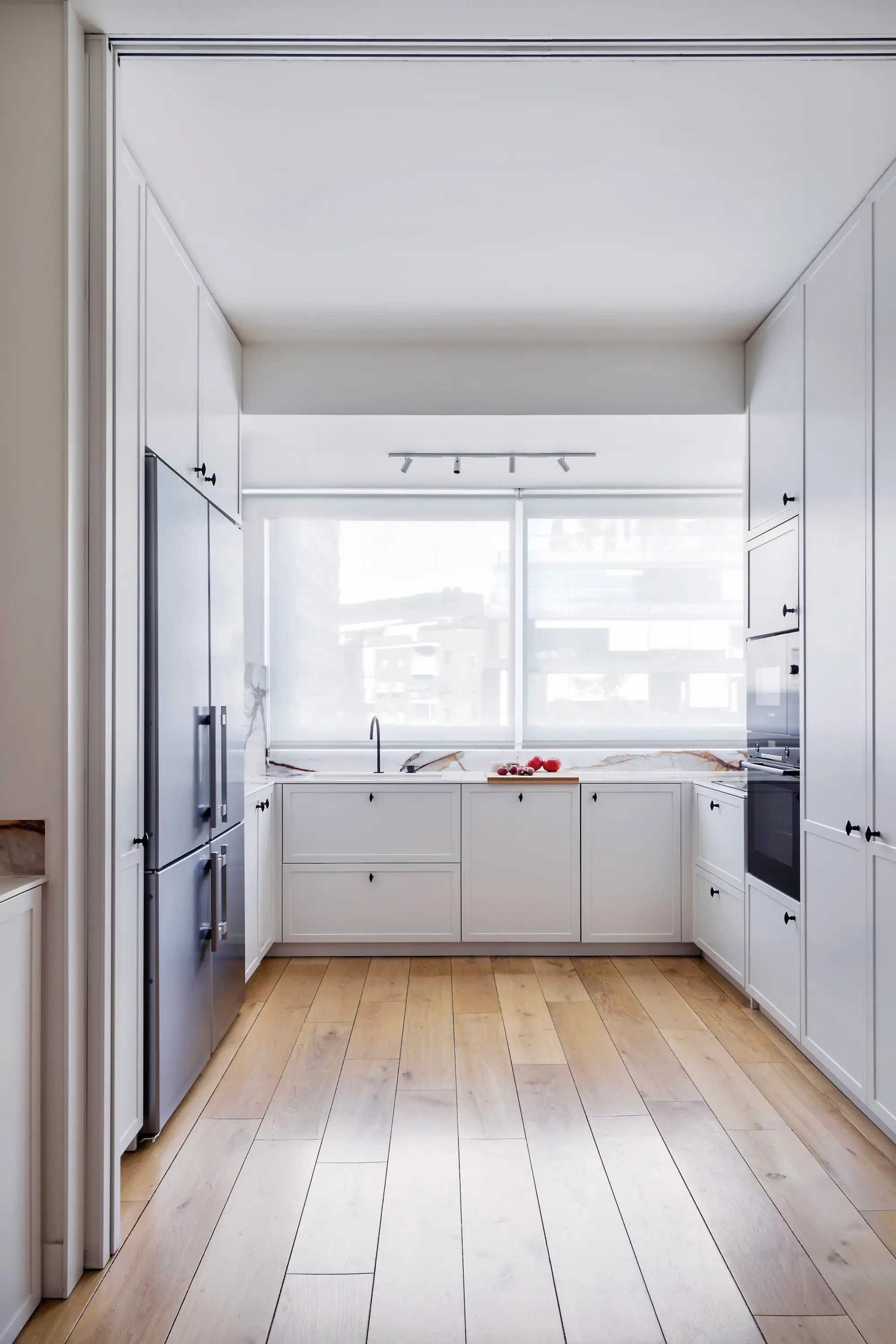 Cocina blanca estor