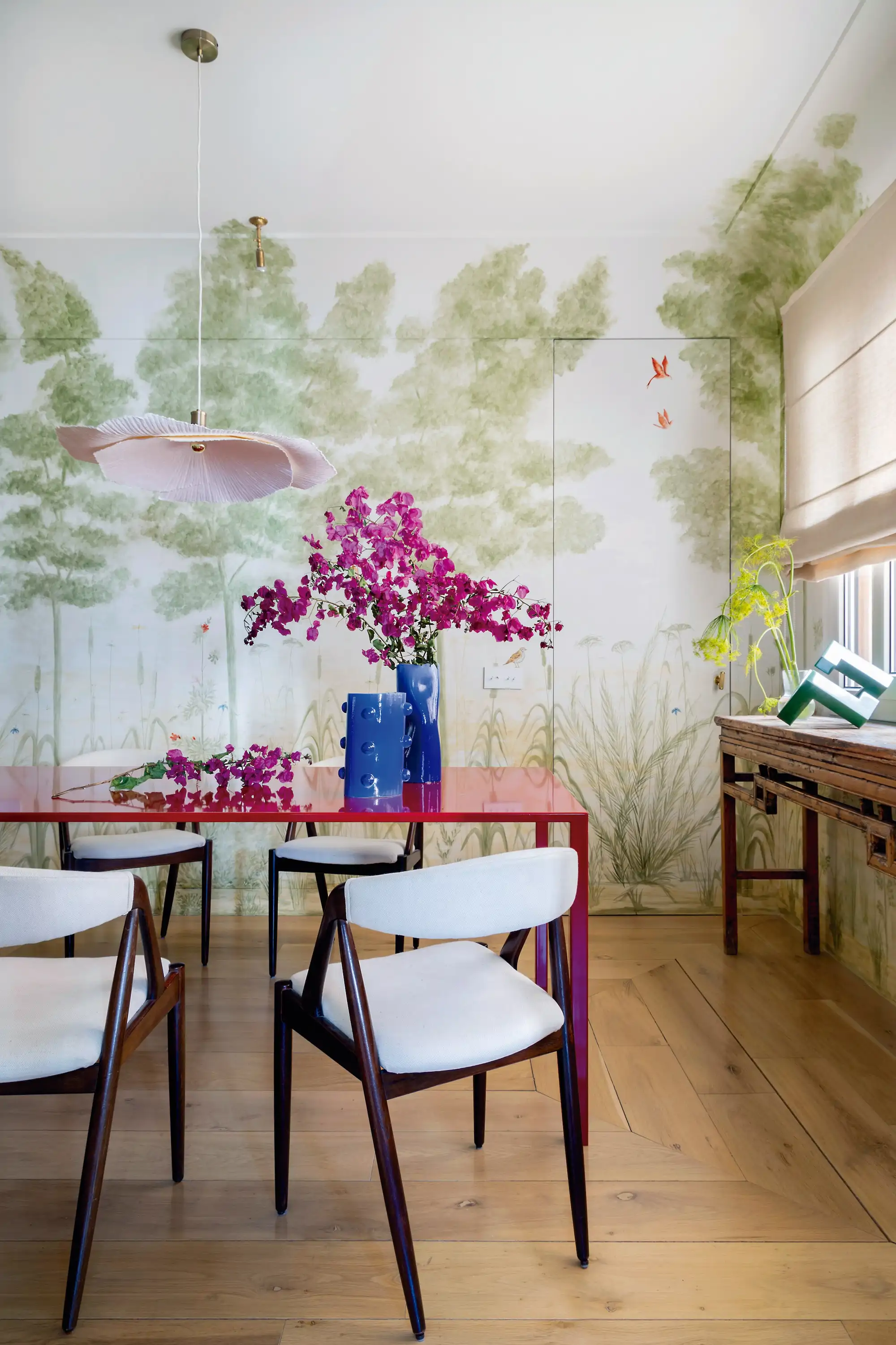 comedor papel pintado
