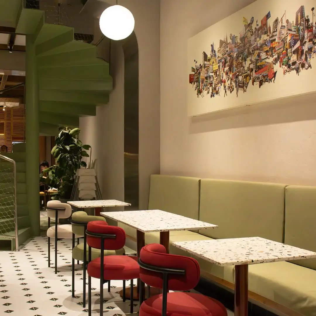 L'Usine, una preciosa cafetería de diseño en Ho Chi Minh.