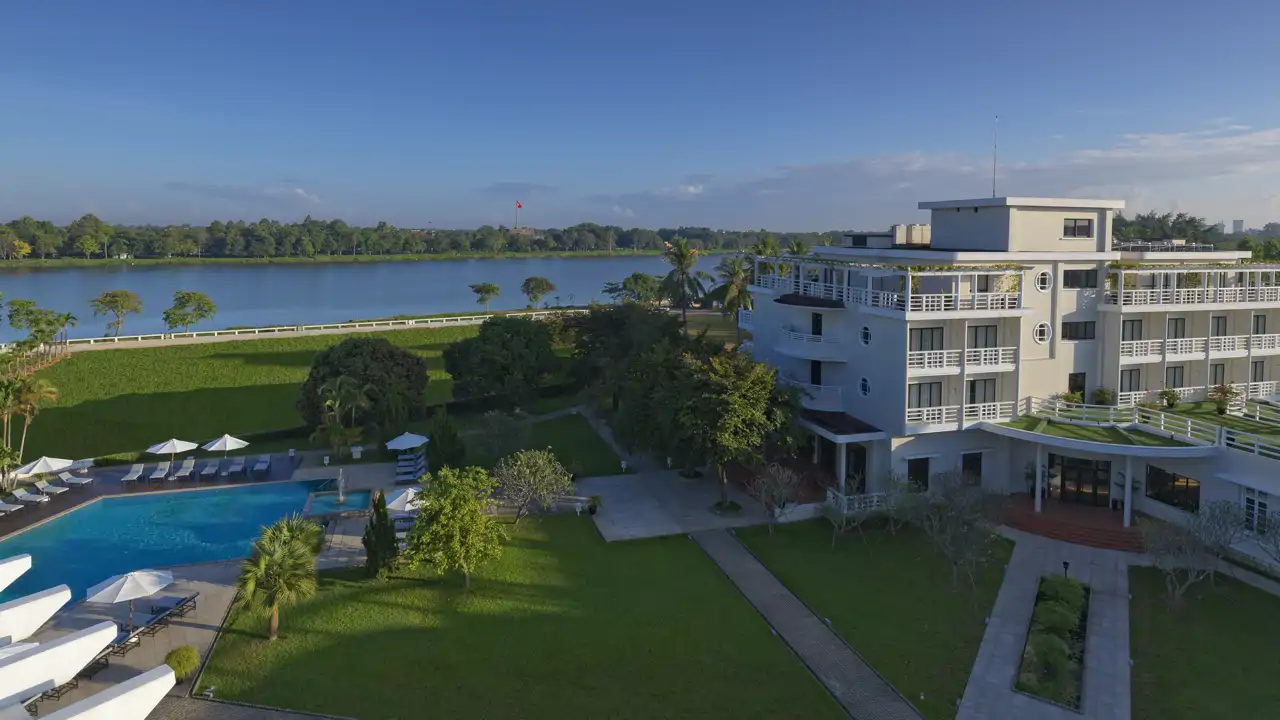 Azerai La Residence, una propiedad con historia de estilo art decó.