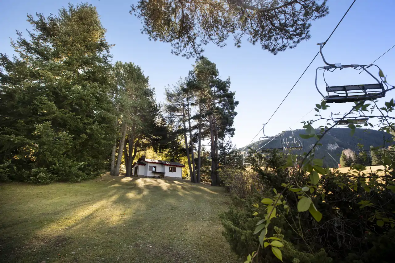 Casa madera montaña