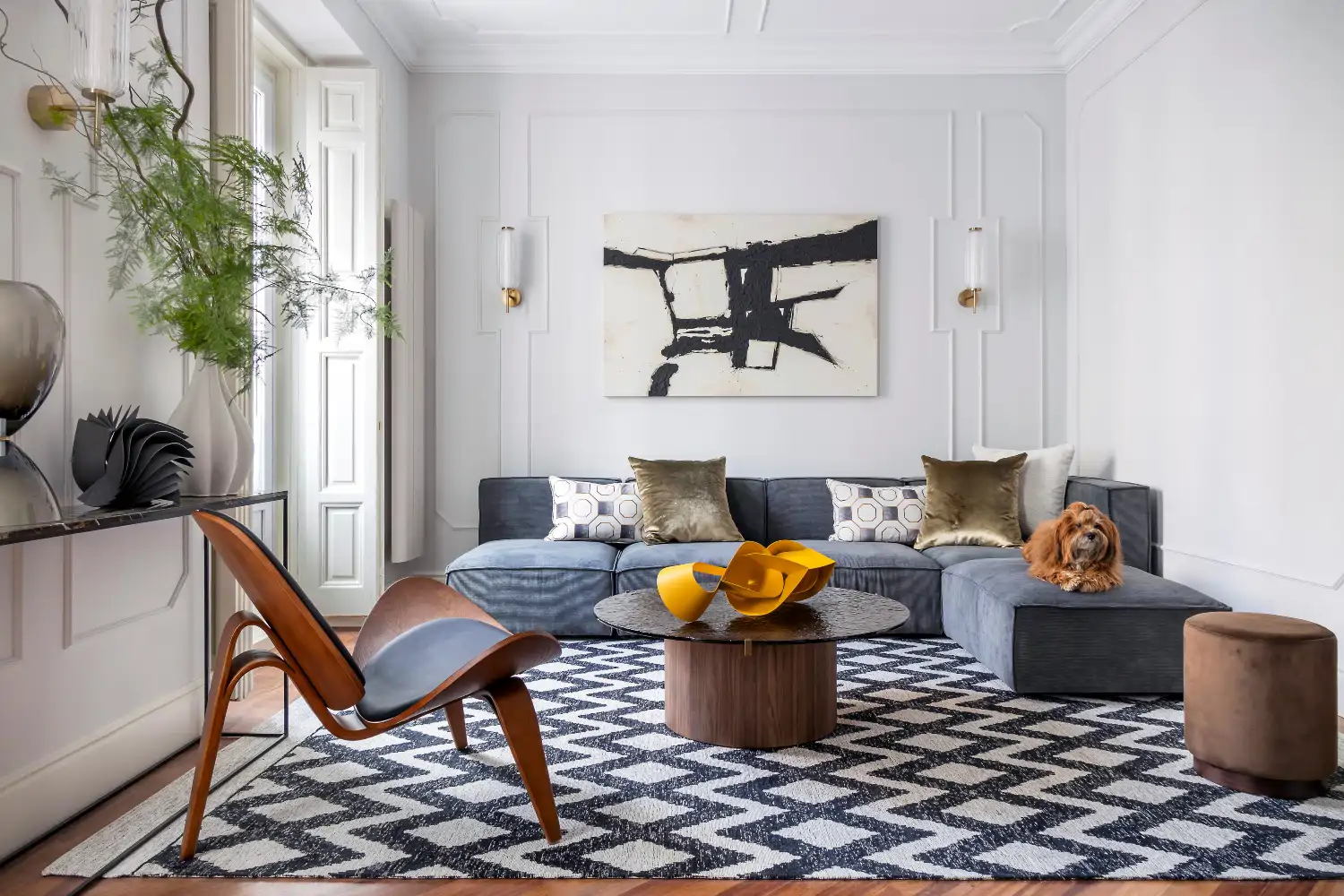 Un salón abierto: el corazón de la casa