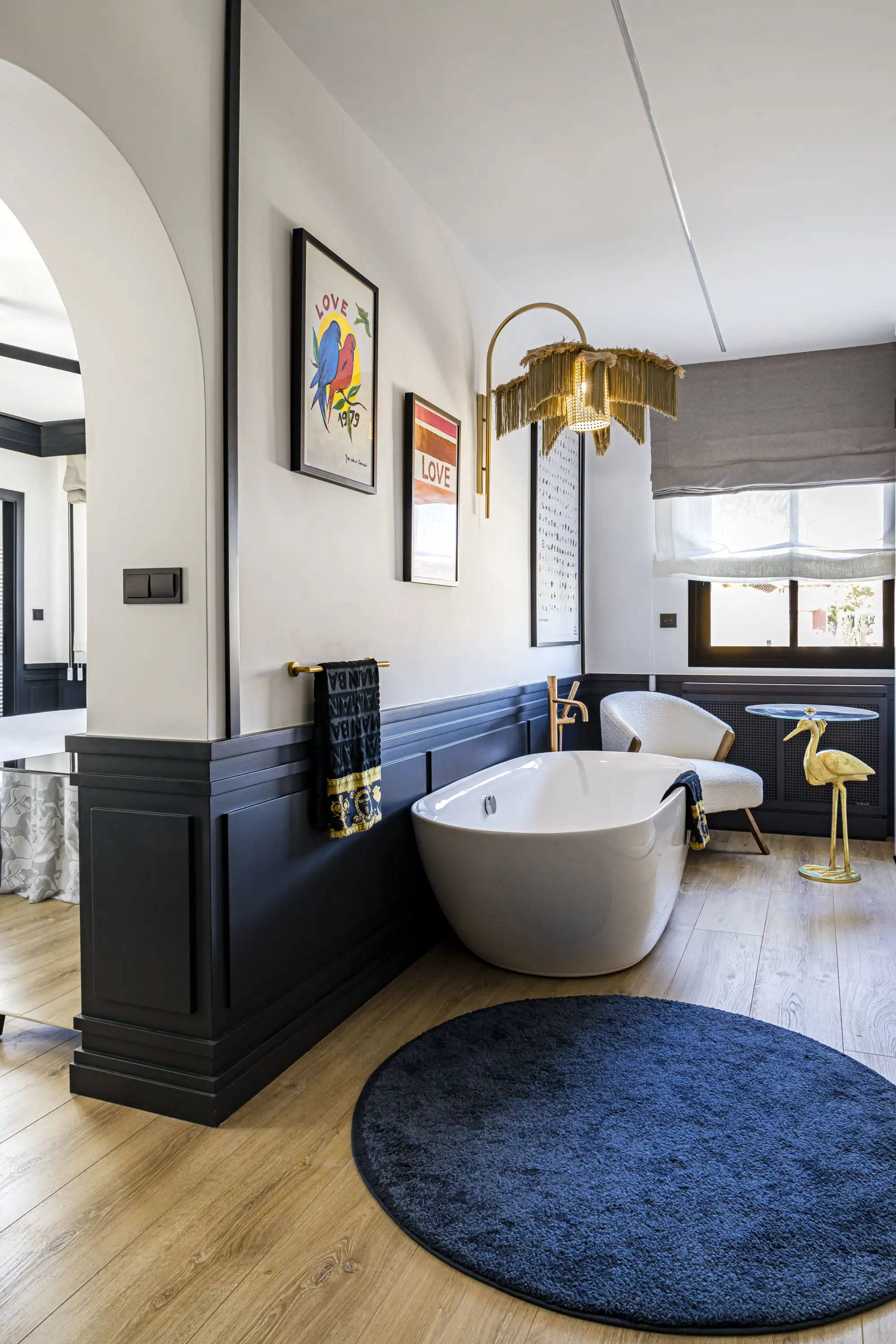 Cuartos de baño: el arte de los contrastes
