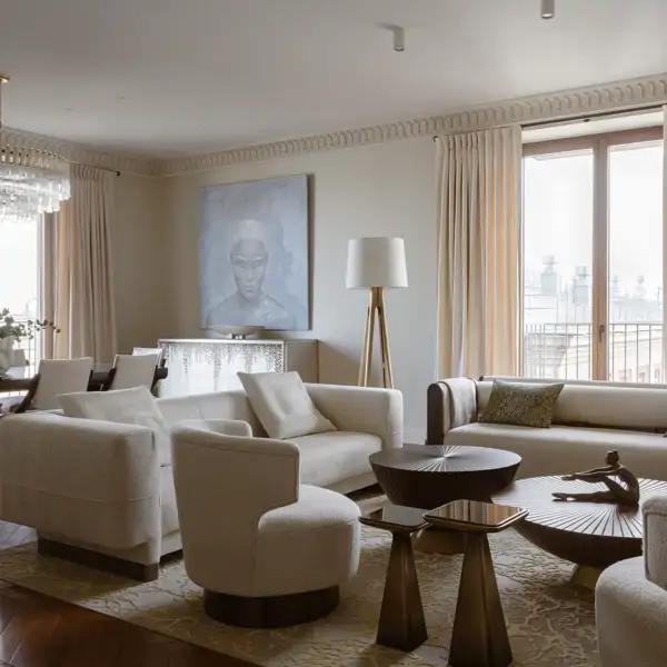 Una casa elegante y luminosa tiene las mejores ideas para presumir de estilo clásico y art déco