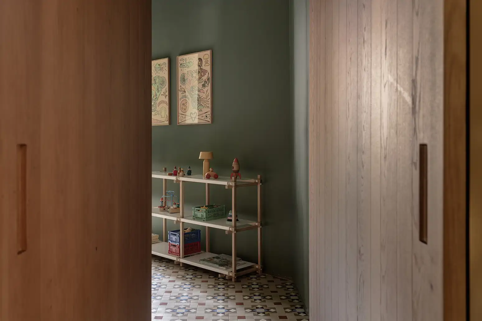 Sala de juegos mosaico noia