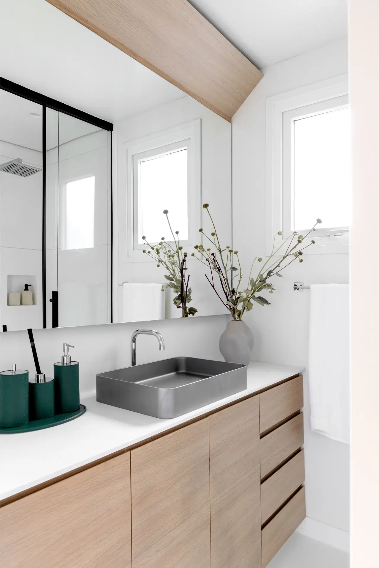 El baño de una mini casa