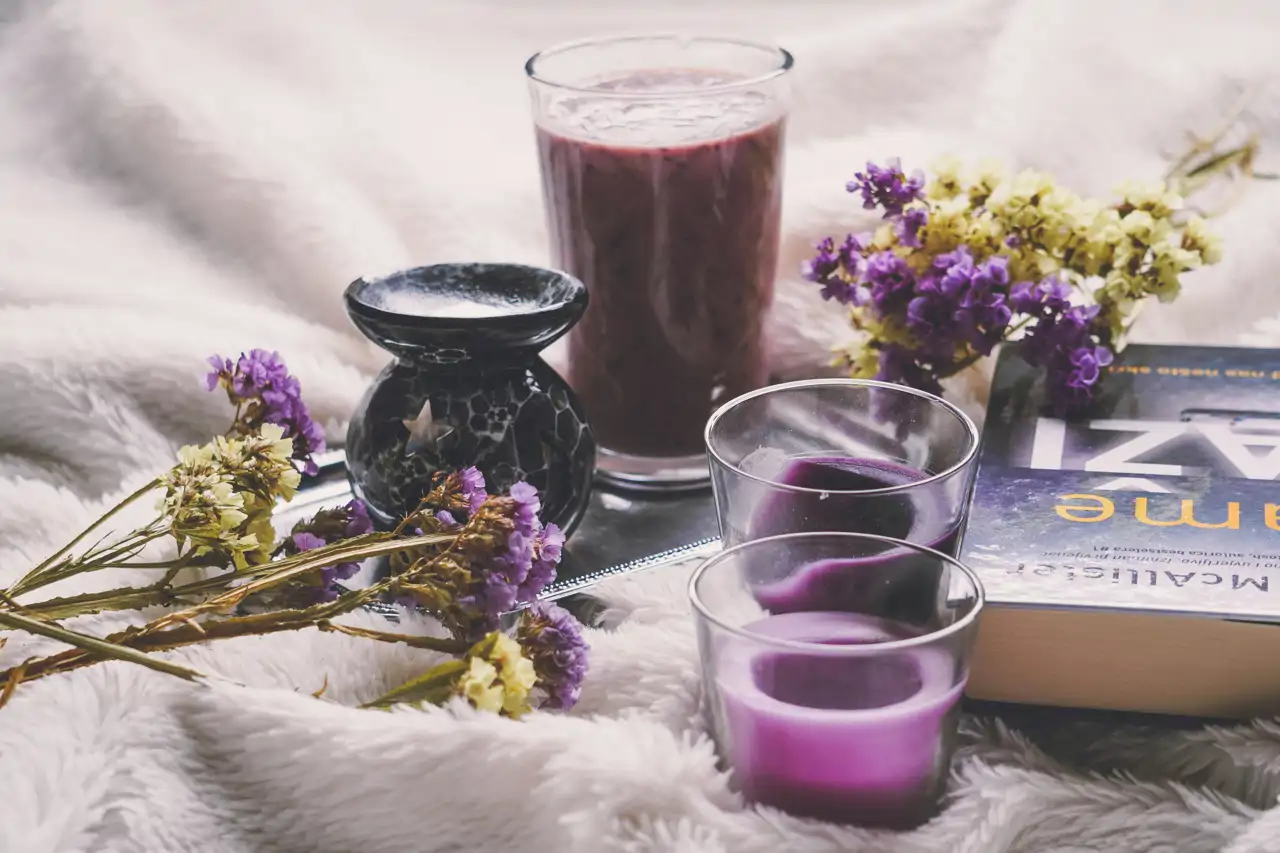 Velas aromáticas caseras de lavanda