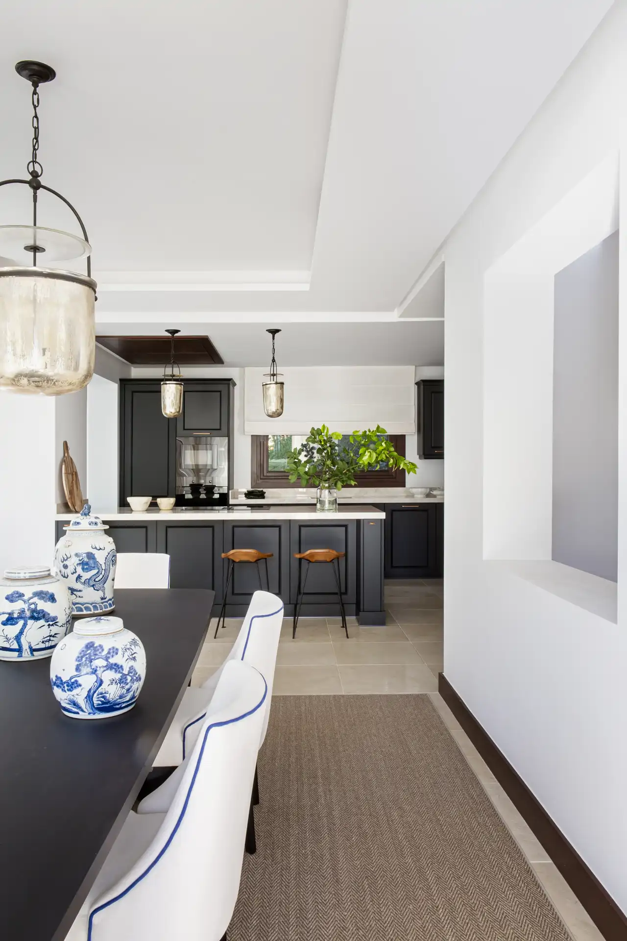 comedor y cocina conectados