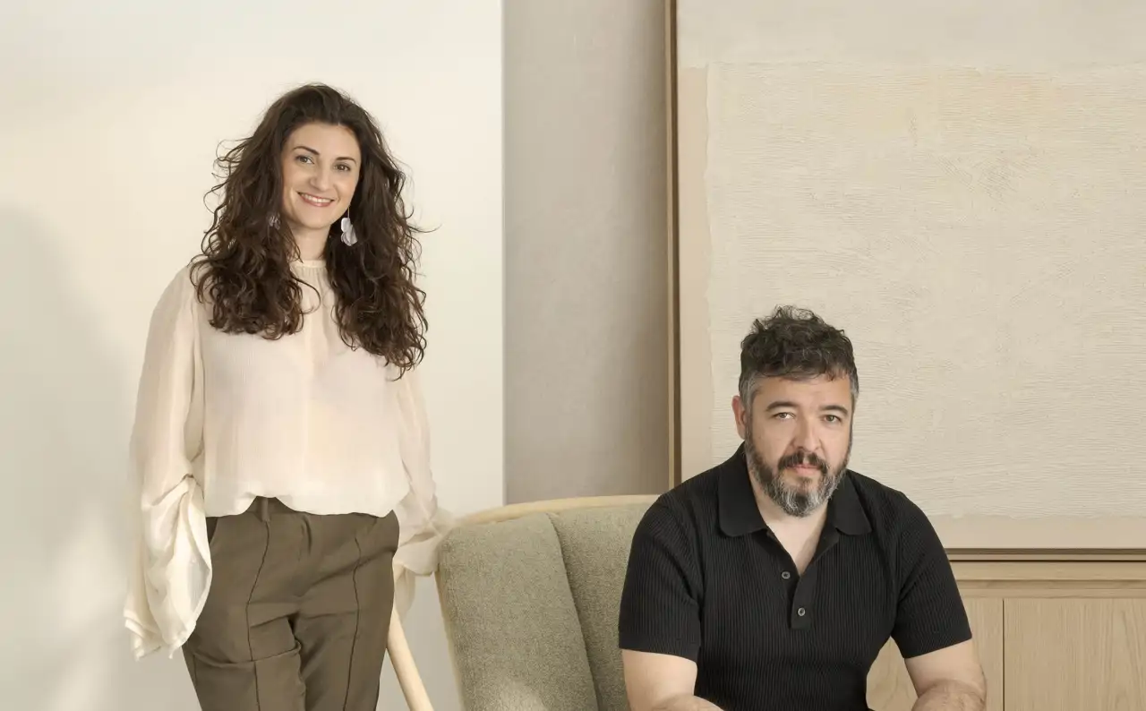 El arquitecto Pasqual Giner y la interiorista María José Auñón 