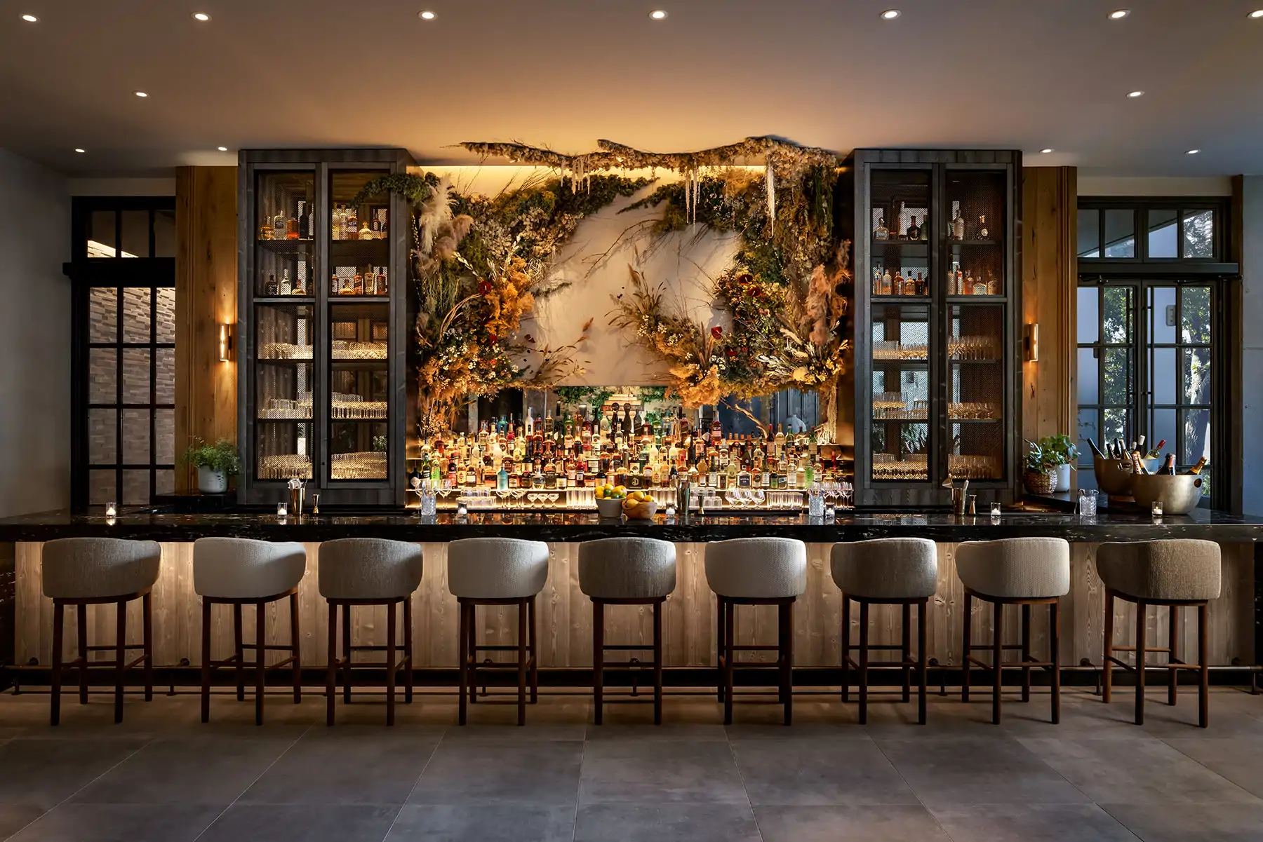 Flora lounge, un oasis de paz gastronómico. 