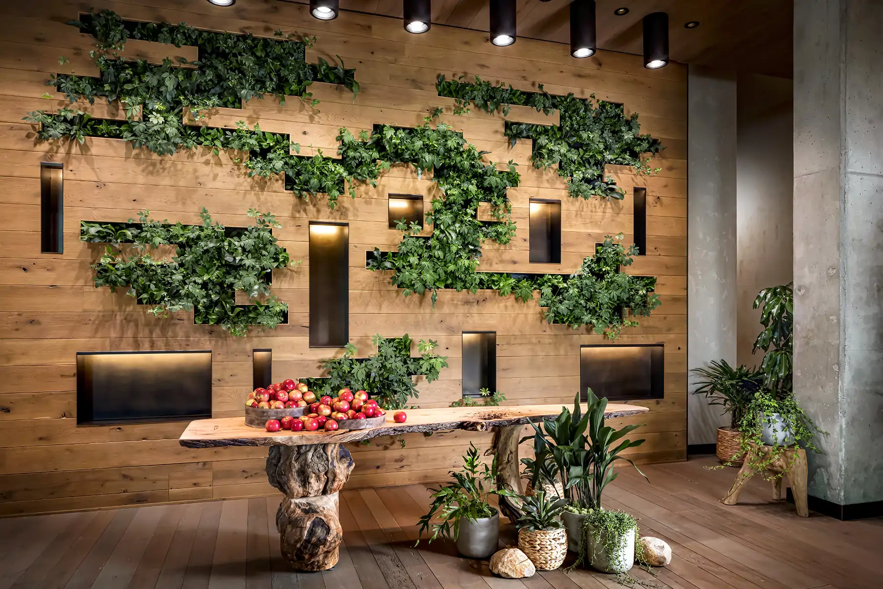 La natura y sostenibilidad es parte esencial de 1 Hotel Toronto. 