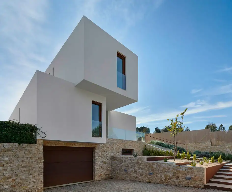 Vivienda prefabricada modelo Moraira, de InHAUS, cerca de Barcelona 