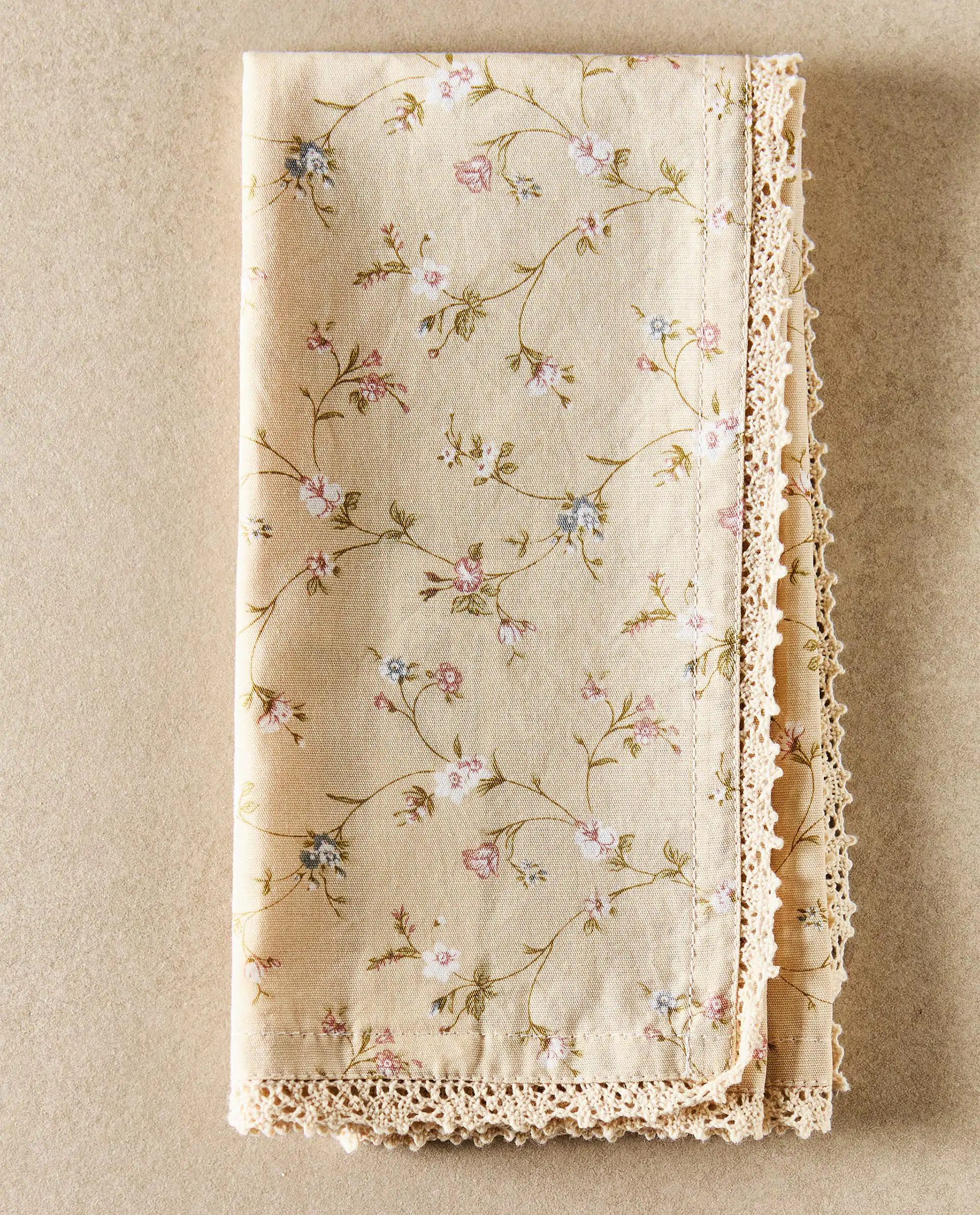 Servilletas de estampado floral