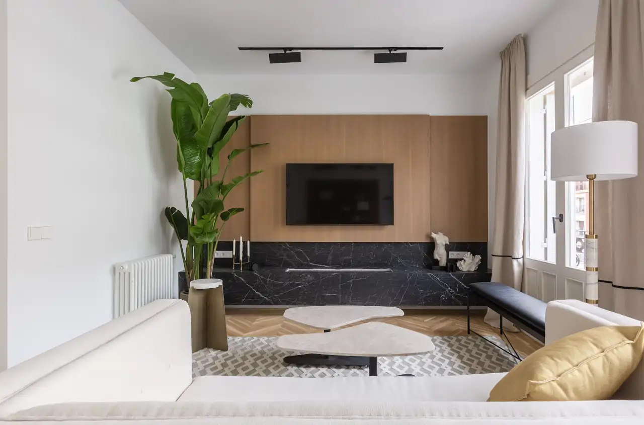 En las fotos inmobiliarias, la televisión es mejor que esté apagada