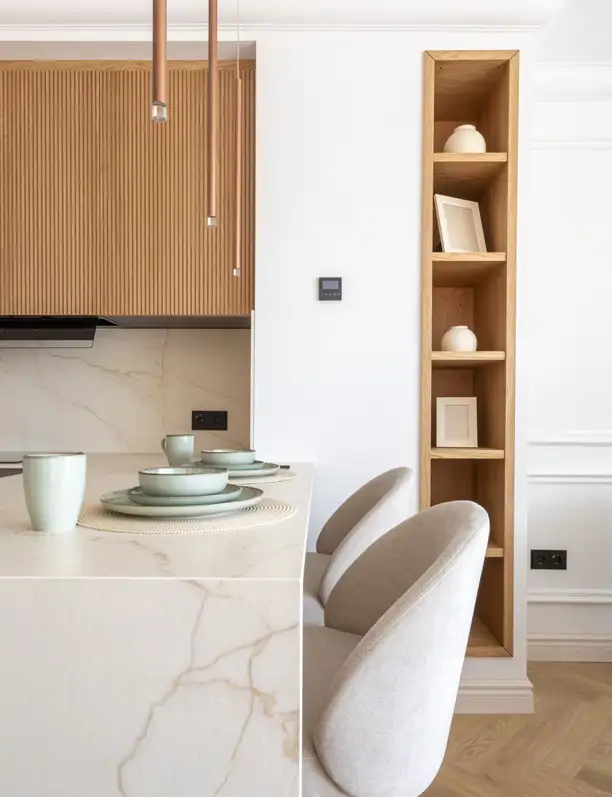 Una vivienda en el Barrio de Salamanca renace con un diseño elegante y lleno de estilo y luz