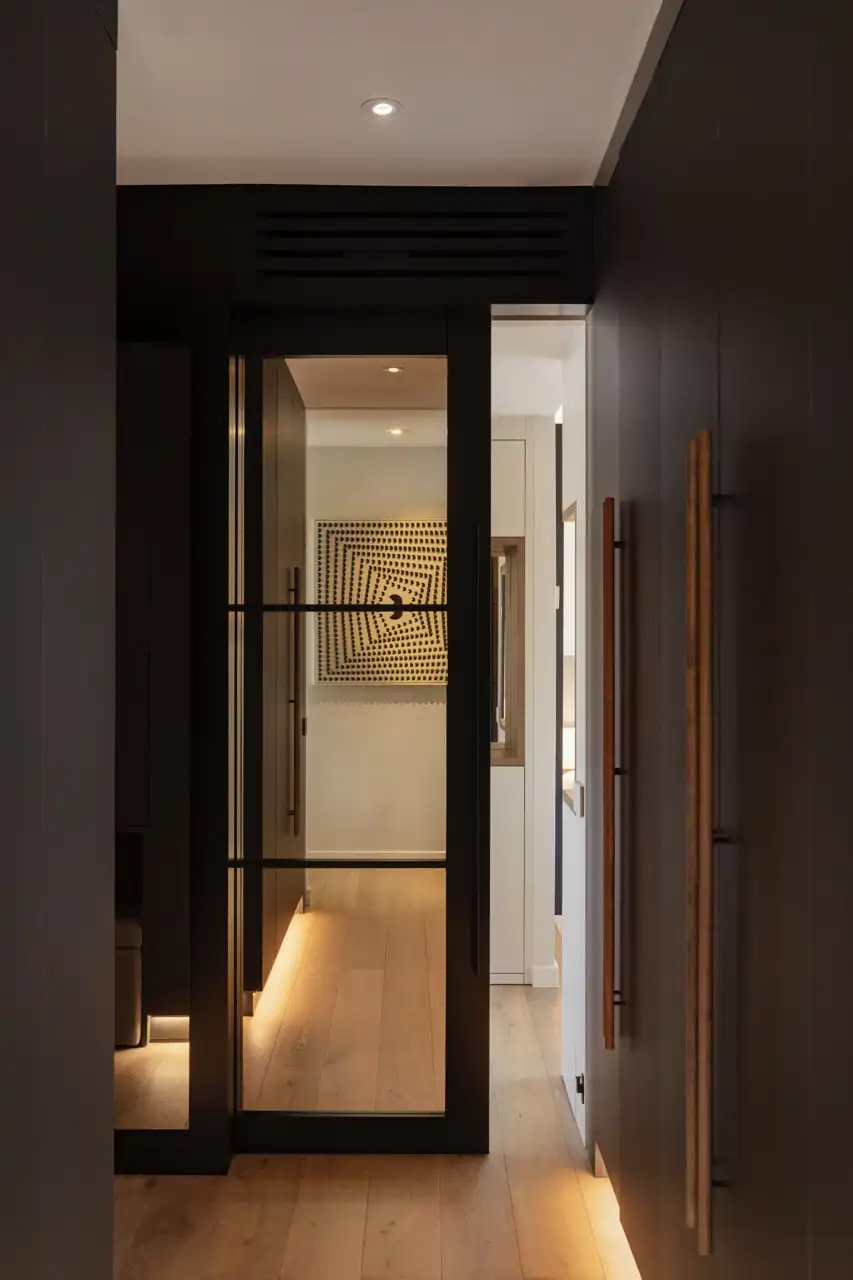 vestidor tonos oscuros