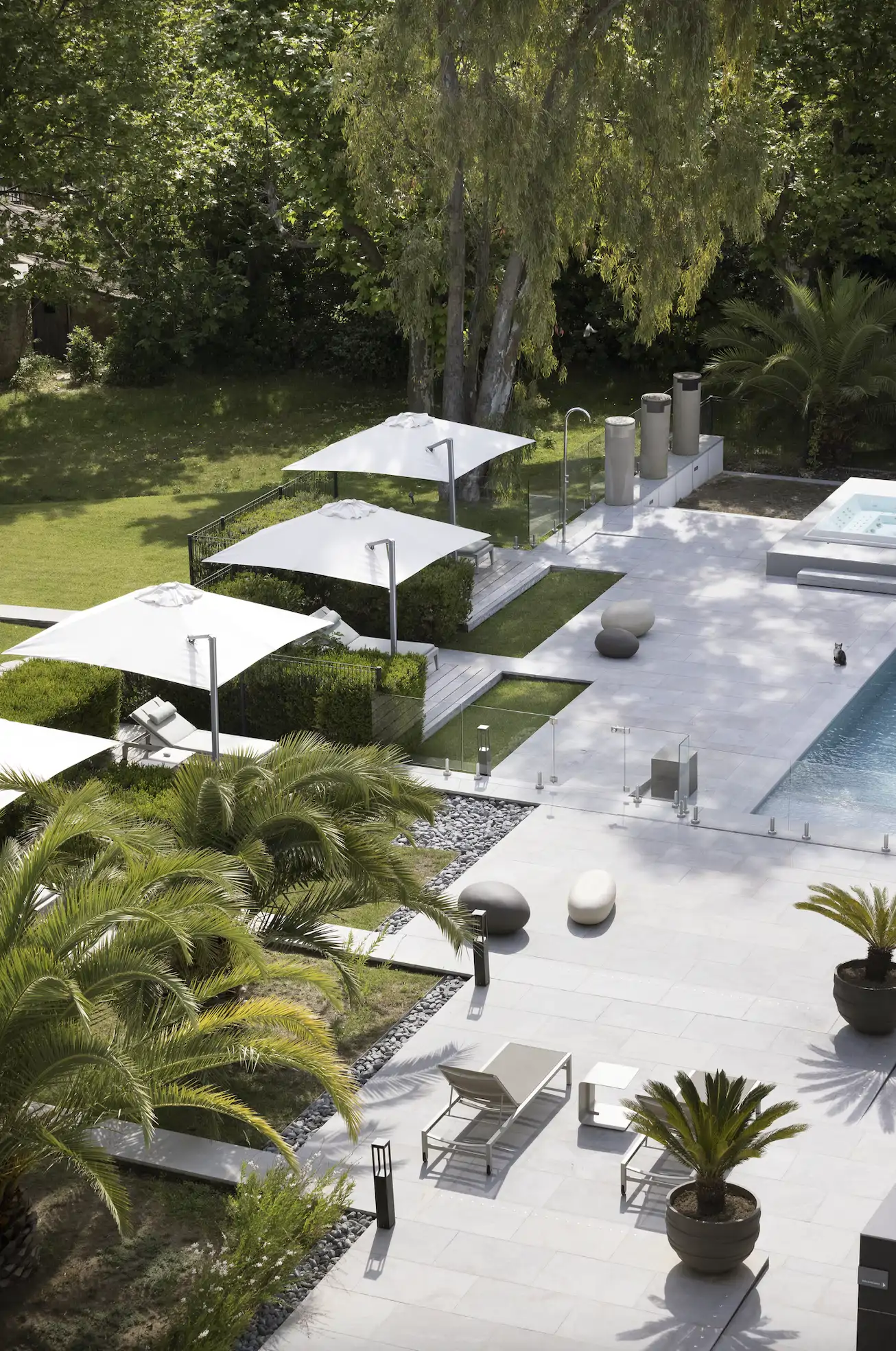 terraza piscina