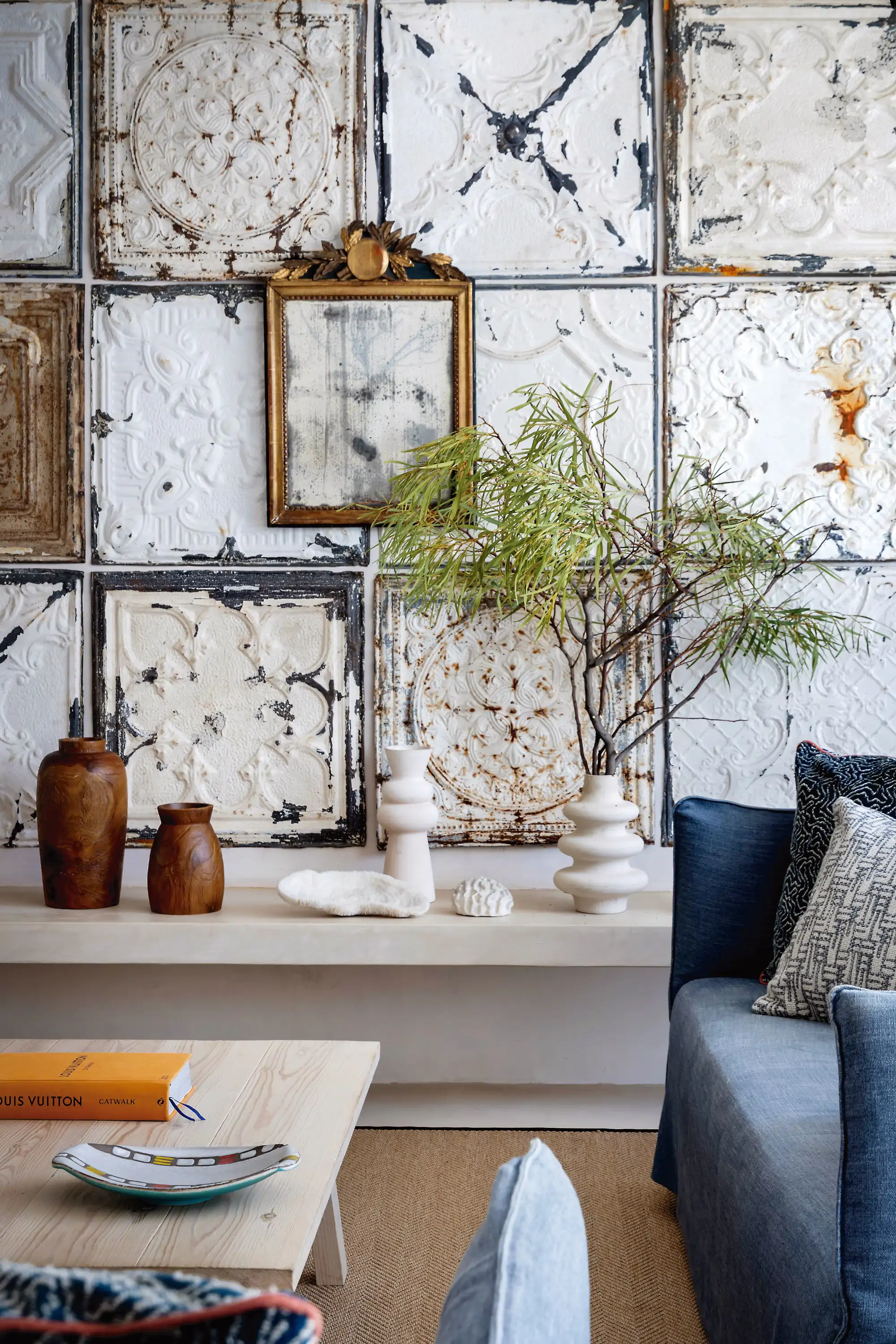 Paneles decorativos con espejo