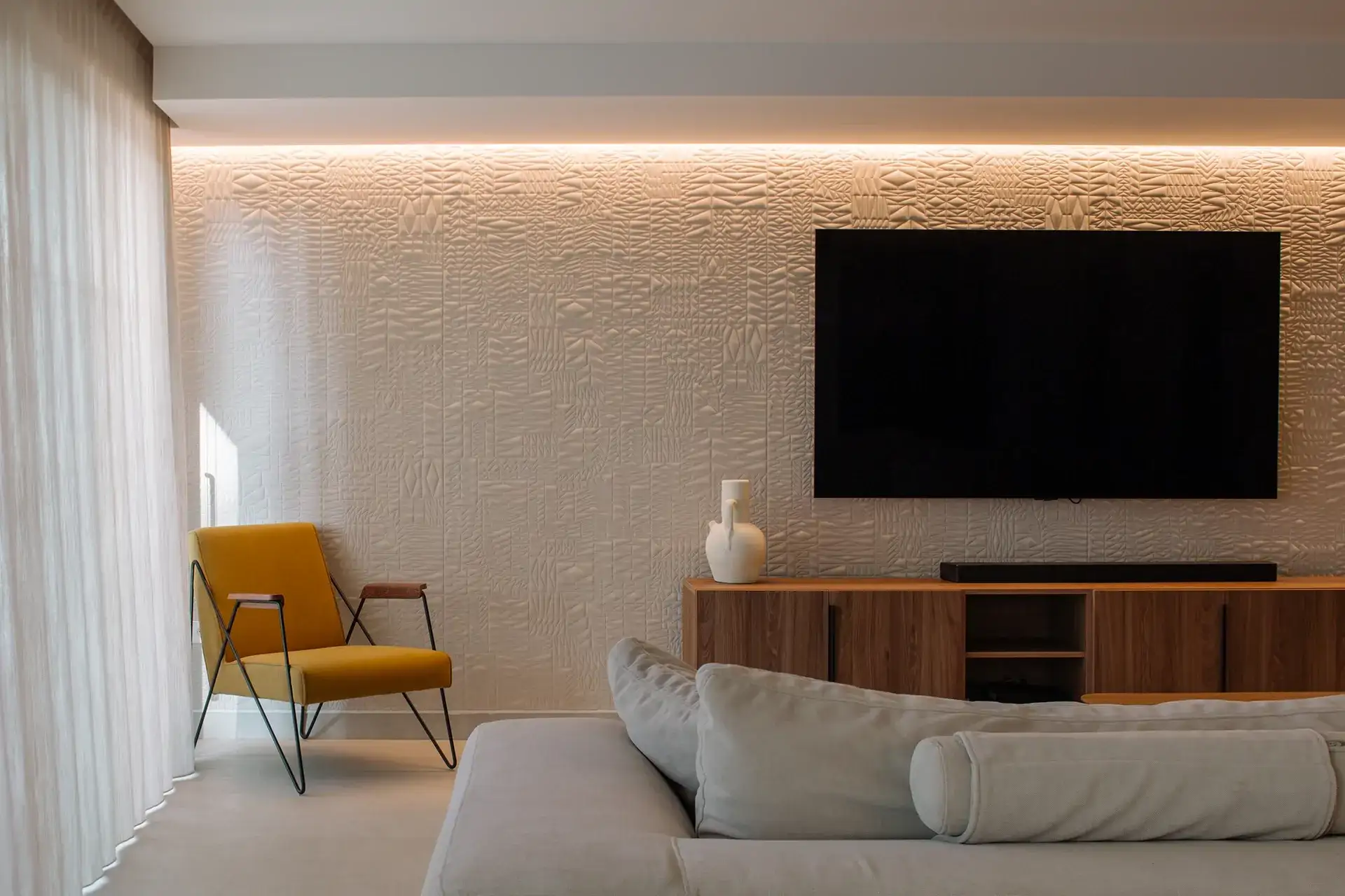La pared del salón de Amelia Bono confirma una de las tendencias ...